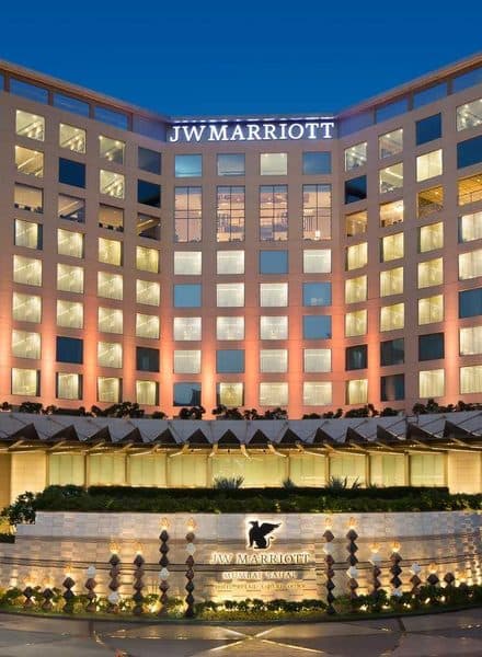 JW Marriott Sahar — facade